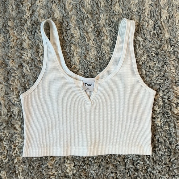 TNA Tops - TNA Waffle Notch Tank